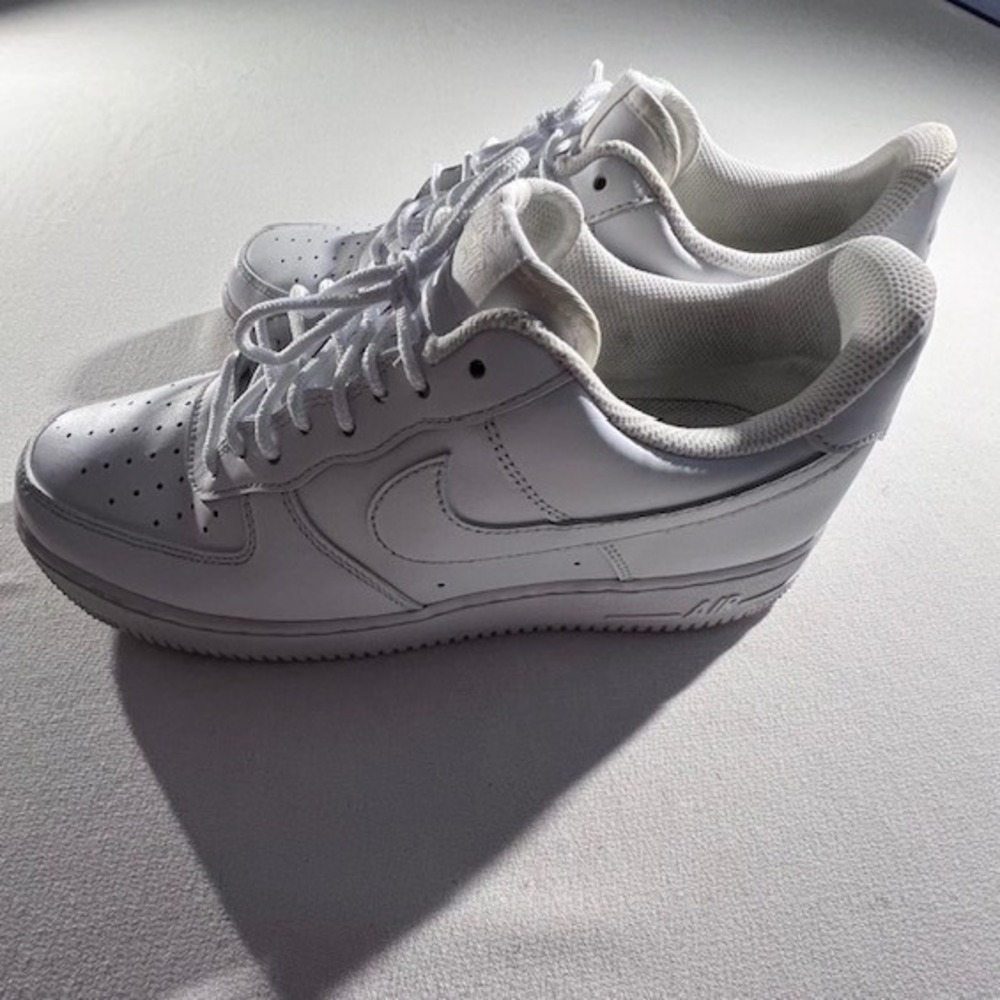 Nike Air Force 1 Low Men White Classic Leather Sneakers Streetwear AF1